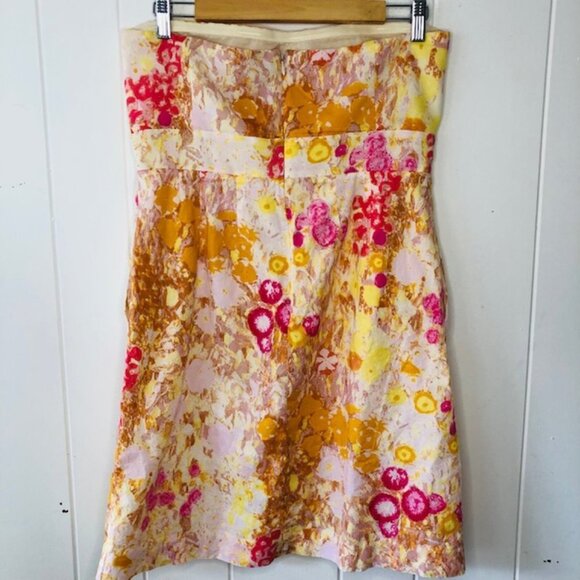 J. Crew Strapless Floral Dress - Picture 4 of 10